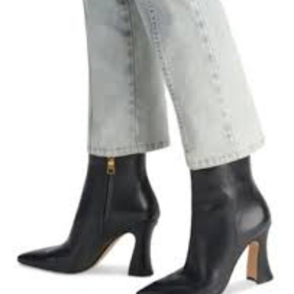 Coach Shoes - Coach Cece Carter Point Toe Leather Bootie Women Size 9